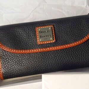 SOLD Dooney & Bourke Pebble Continental Clutch Wallet